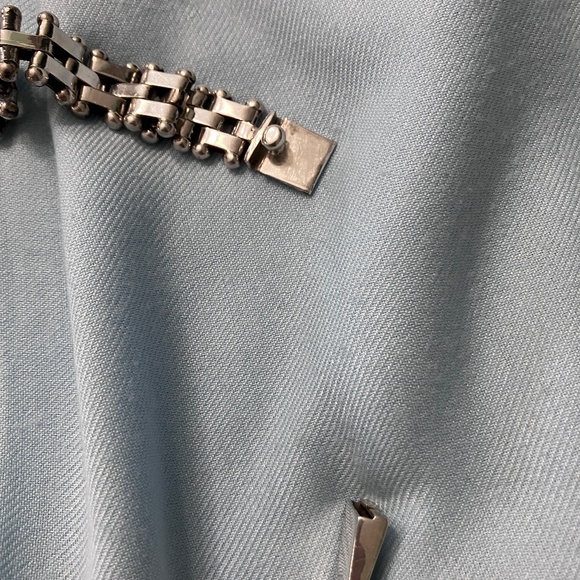 Solid Sterling Silver Collar Necklace - Picture 7 of 9